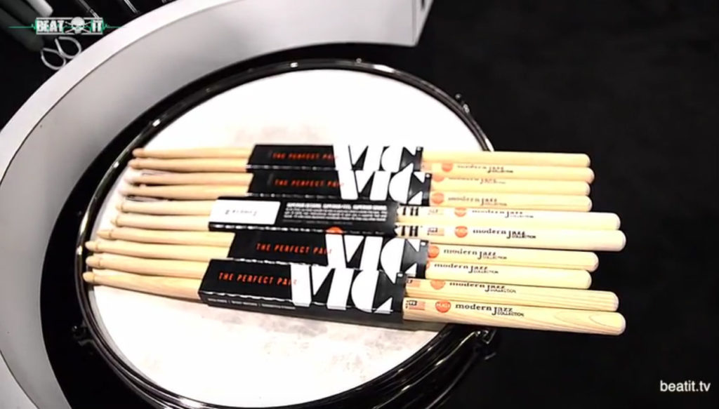 Vic Firth booth during NAMM Show 2017