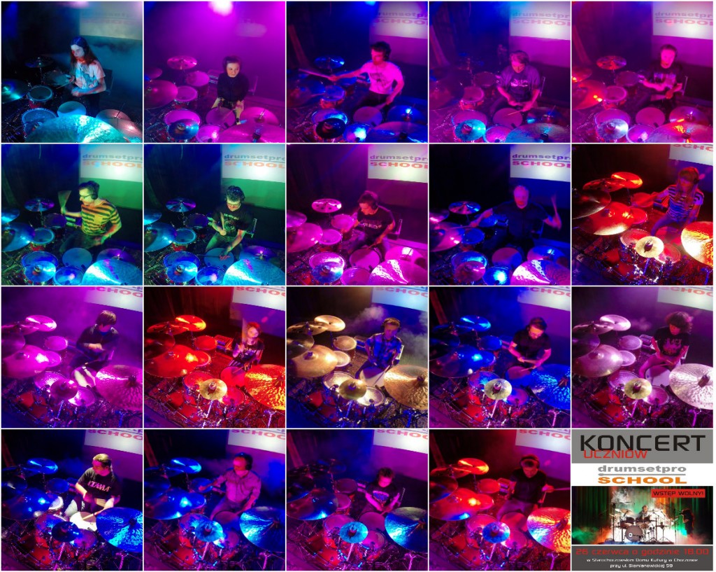 uczniowie drumsetpro school