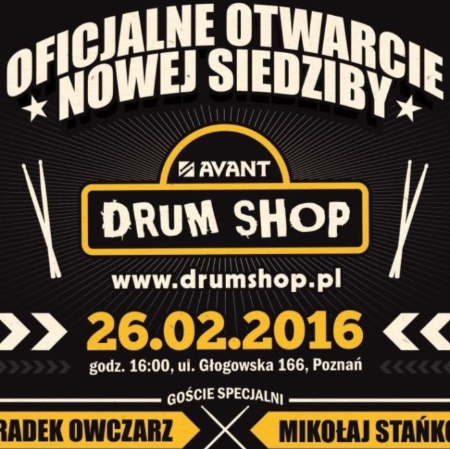 Nowa siedziba Avant Drum Shop
