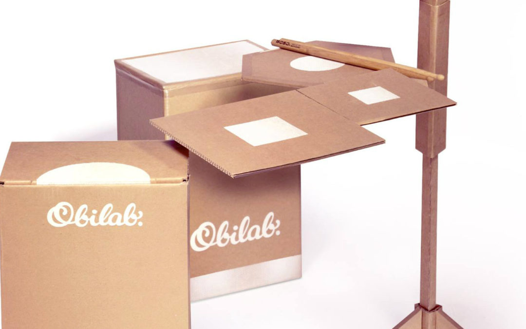 Kartonowy zestaw firmy Obilab