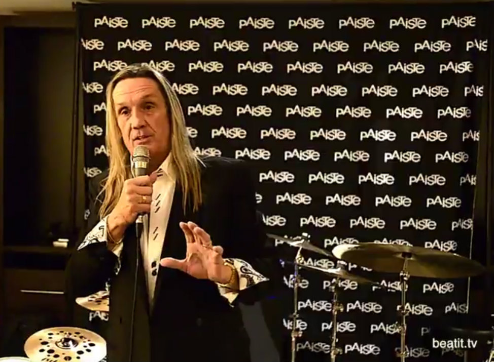 Nicko McBrain, Paiste, NAMM 2017 Konferencja Prasowa Paiste, NAMM 2017