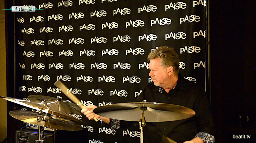  John JR Robinson Paiste NAMM 2017