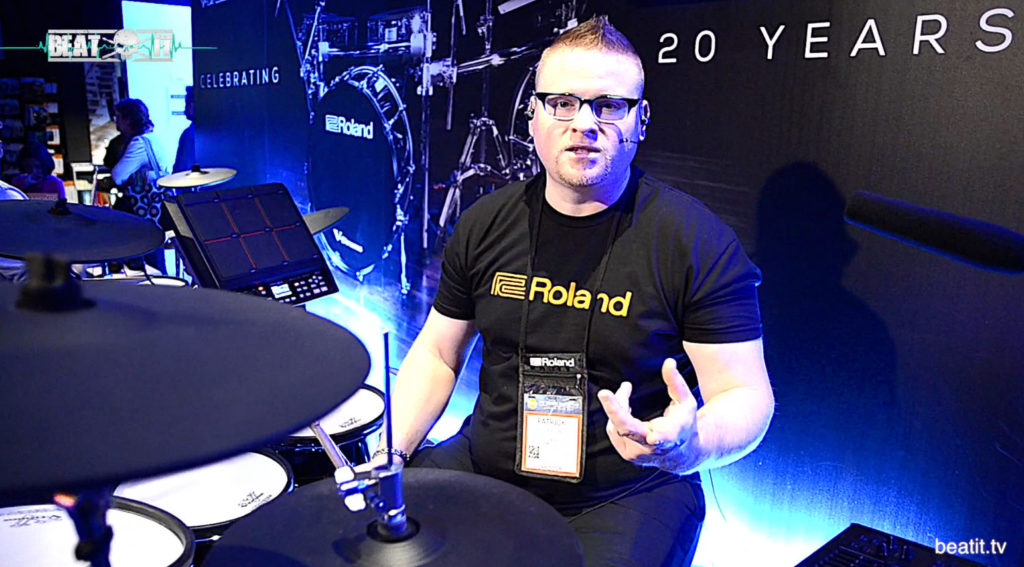 Roland TM-50 na NAMM 2017 Pat Kennedy prezentuje moduł Roland TM-50 dla beatit.tv