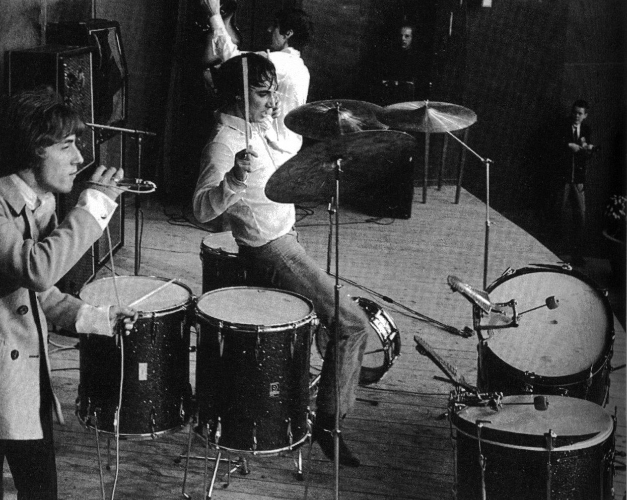 Keith Moon podczas koncertu The Who