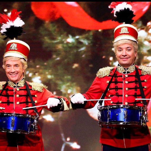 Jimmy Fallon jako świąteczny dobosz