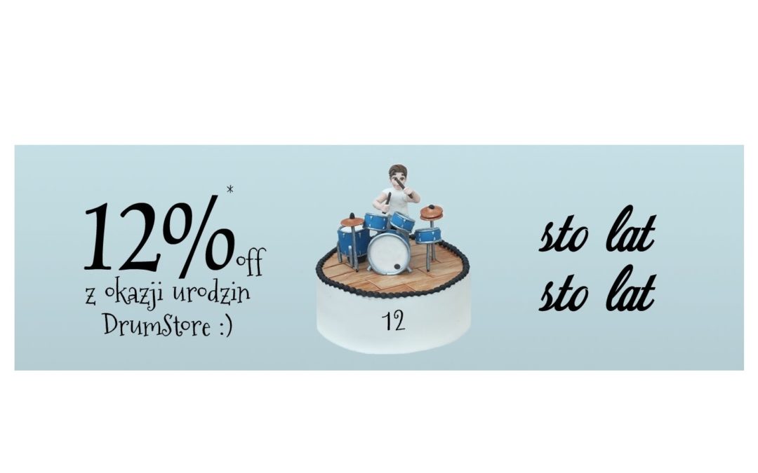 DrumStore świętuje 12 urodziny!