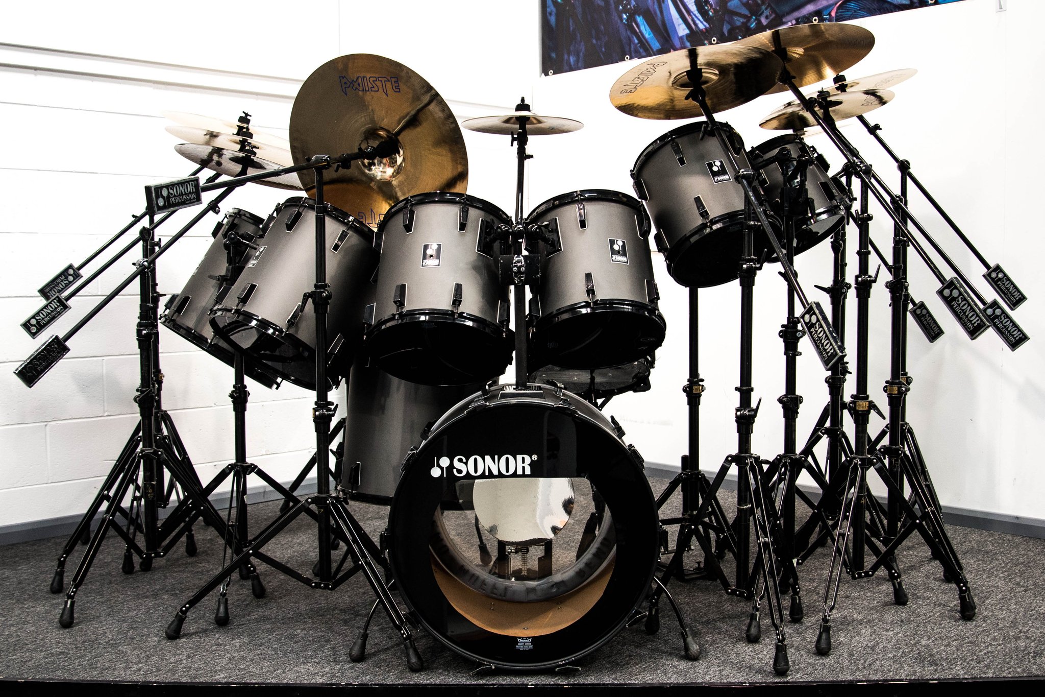 Nicko McBrain zestaw Sonor Somewhere On Tour Sonor Somewhere On Tour Nicko McBrain's Drum One