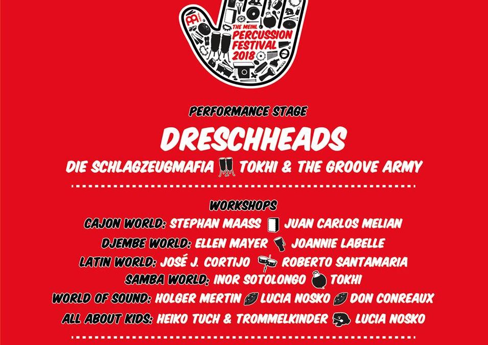 Meinl Percussion Festival 2018: pełna lista wydarzeń