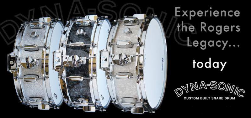 werbel Rogers Dyna-Sonic beatit.tv Rogers Dyna-Sonic: White Marine Pearl, Silver Sparkle, Black Diamond Pearl