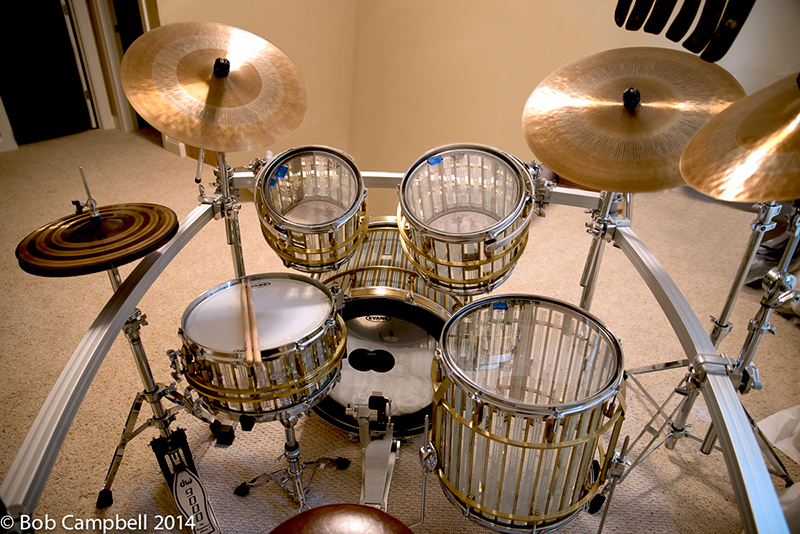 Orlich Glass Drums Bob Campbell