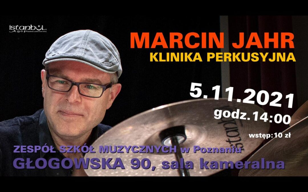Marcin Jahr z kliniką perkusyjną w Poznaniu