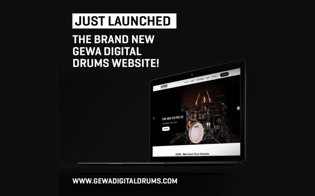 Gewa Digital Drums prezentuje nową internetową stronę