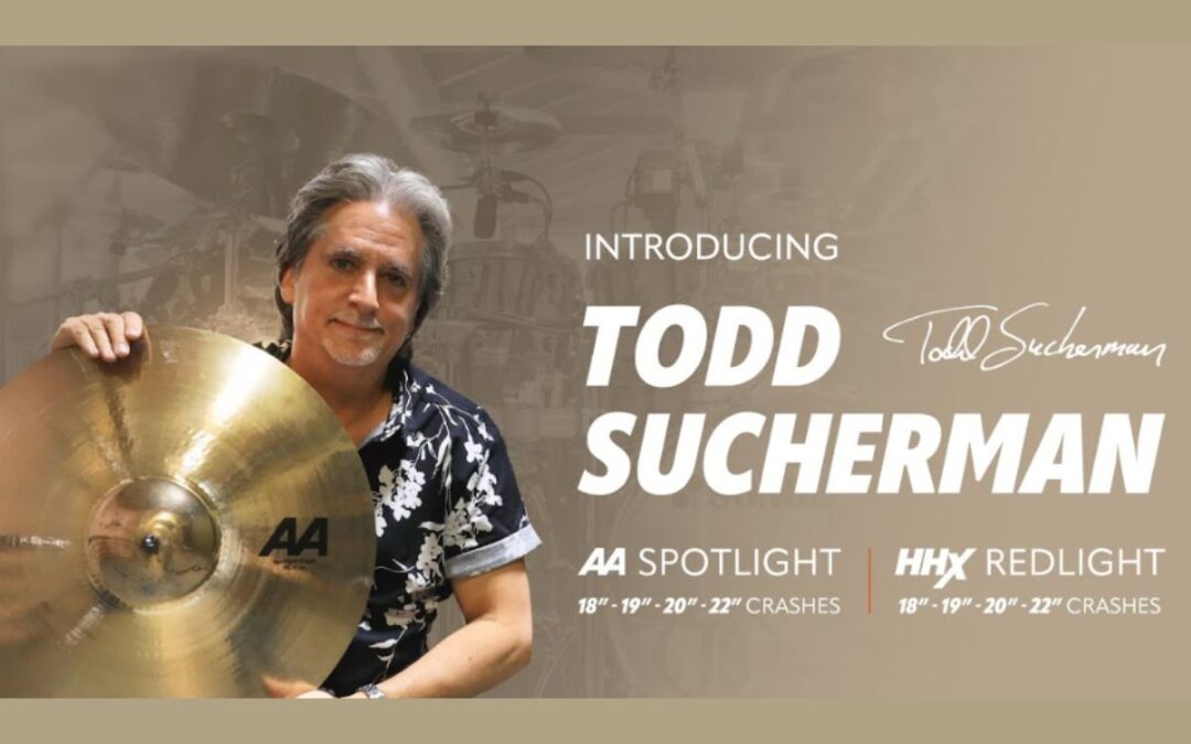 Nowe crashe Sabian stworzone z Toddem Suchermanem