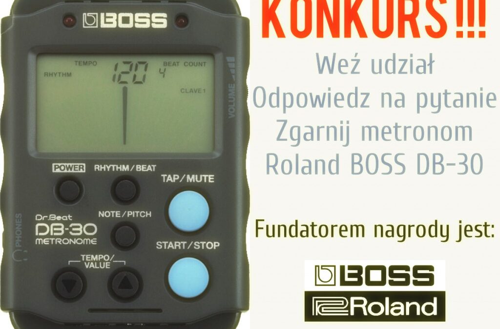 Konkurs!!! Zgarnij metronom BOSS DB-30