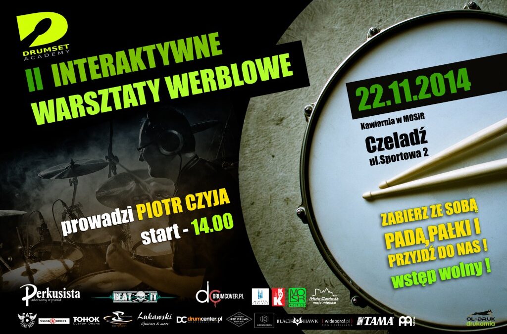 Warsztaty werblowe Drumset Academy