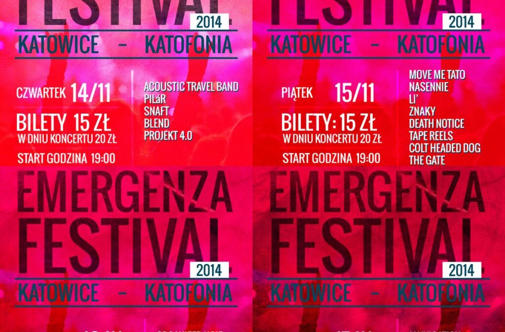 Emergenza zaprasza na I rundę koncertów w Katowicach