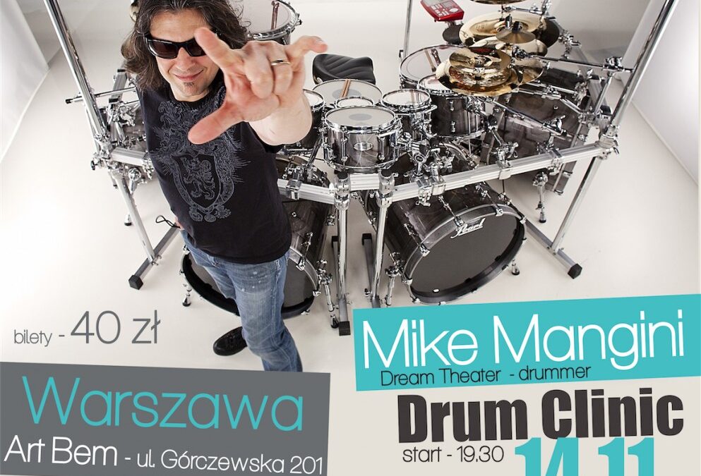 Mike Mangini Drum Clinic w Polsce